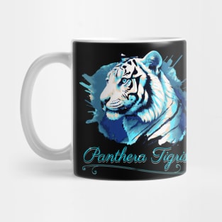 PANTHERA TIGRIS SIBERIAN TIGER WHITE ABSTRACT Mug